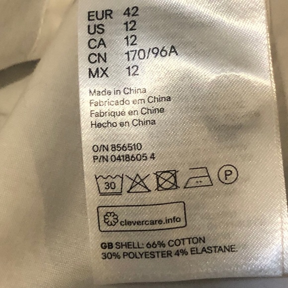 H&M Studio Collection whit blouse - Picture 7 of 7